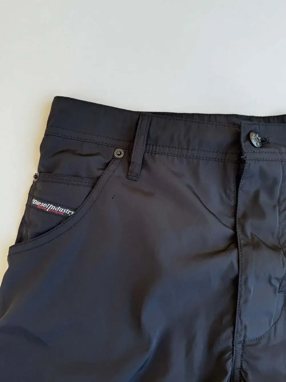 Diesel Industry Black Polyester Beachwear Swim Shorts